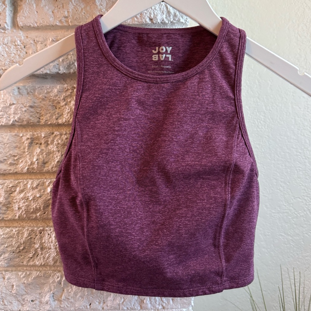 JoyLab Women's Heathered Purple Tank Top / Sports Bra